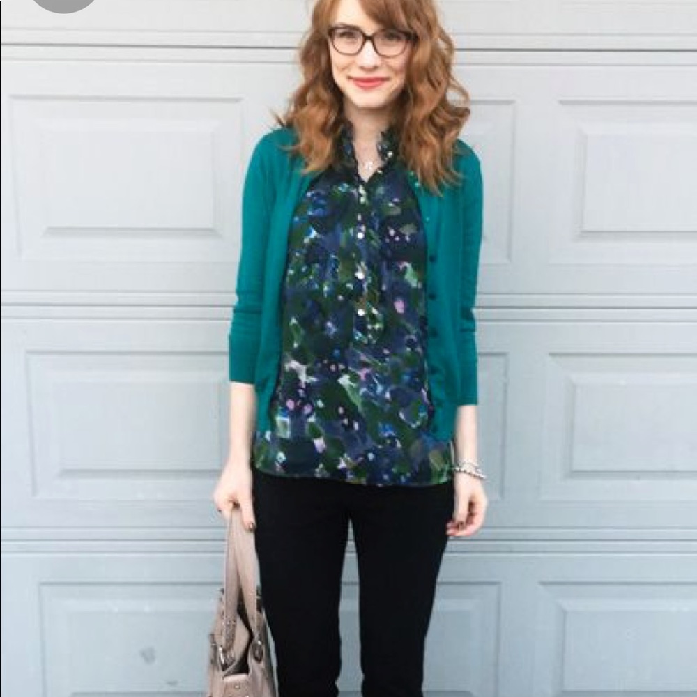 August Silk Jade cardigan